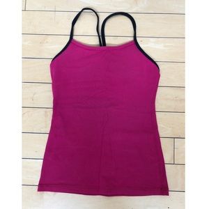 Lululemon athletic top with built in bra